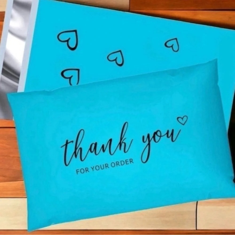 (10) 6x9 Thank you Poly Mailers